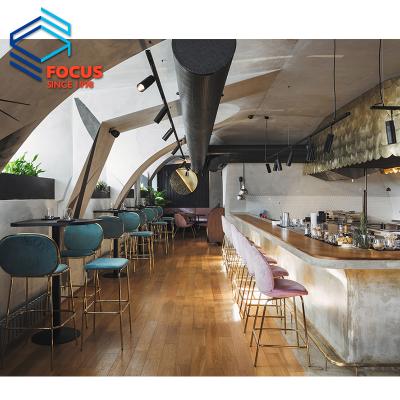 China Cafe Retail Store Fashion Cafe Chair and Tables Used Cafe Bar Cafe Furniture Eco-Friendly Wood Wholesale for sale