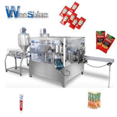 China Automatic Food Premade Pouch StandUp Packaging Machine For Liquid Olive Oil Drink Sachet Filling Milk Mineral Water Low Aseptic Price for sale