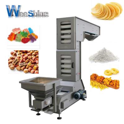 China Heat Resistant Hot Selling Industrial Automatic Conveyor Equipment for Handling Food Conveying Material with Roller Belt Equipped Electric Motor for sale