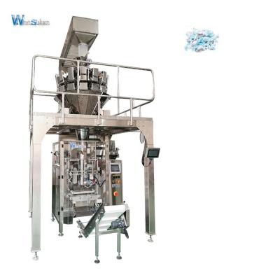 China High Accuracy Food Multihead Weigher Multifunctional Chips Packaging Machines With Conveyor Belt for sale