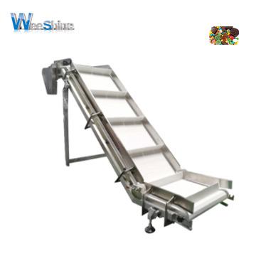 China New China Weeshine Fire Resistant Design PU Mobile Belt Conveyor System For Dog Cat Fish Food for sale