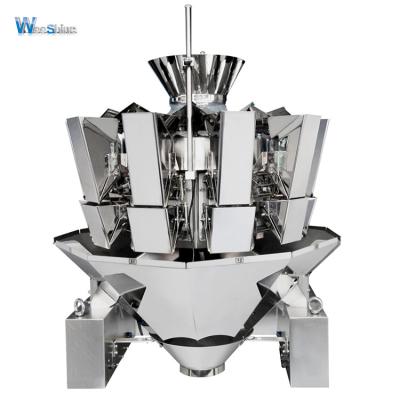 China High Quality Multifunctional Automatic Food Head 14 Head 10 Chips Packaging Machine Multihead Weigher Packing Machine For Small Business for sale