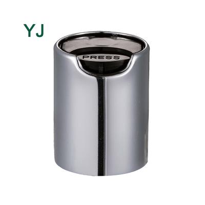 China Non Press Aluminum Plastic Cap Spill Lotion Bottle Cover Disc Press Cap Plastic Bottle Press Cap For Cosmetic Bottle for sale