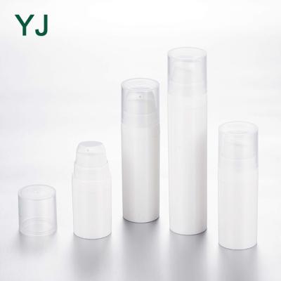 China 5ml 10ml 15ml 20ml Cream Empty Plastic Airless Pump Bottles For Cream And Lotion Cosmetics for sale