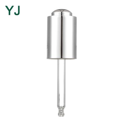 China Non Spill 20MM Aluminum/Plastic/Glass Oil Bottle Dropper With Dropper For Essential Oil Dropper Bottle for sale