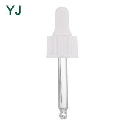 China No Spill 2022 Plastic Clear Glass Dropper Bottle 18Mm 20Mm Amber Glass Bottle Dropper For Dropper Bottle for sale