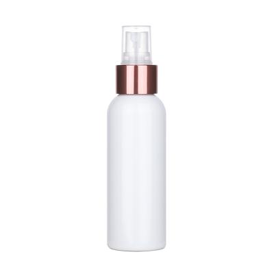 China Wholesale Empty Cosmetic Mist Spray Bottle 100ML PP White Plastic Spray Bottle For Cosmetic Packaging for sale