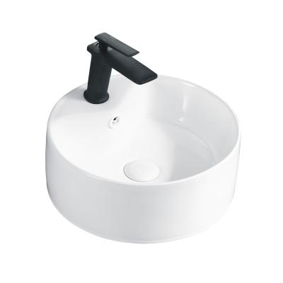 China Matte Wash Basin Bathroom Ceramic Sink Easy Clean Hot Selling White Wash Basin for sale