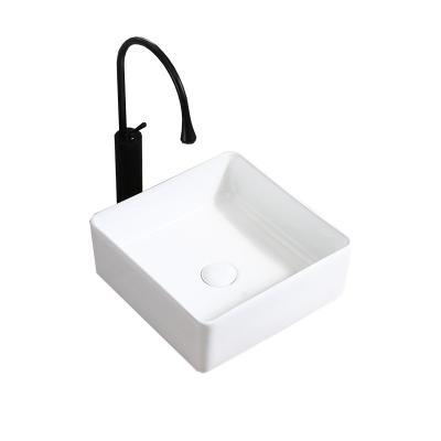 China Bathroom Easy Clean Square White Wash Basins China Manufacturers for sale