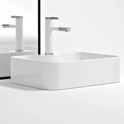 China Easy Clean Ceramic Basin Sink Bathroom Modern White Ceramic Kitchen for sale