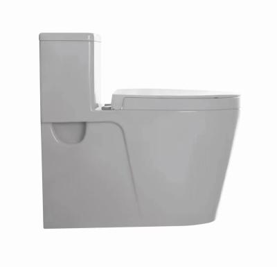 China Siphonic One-Piece One-Piece Toilet Commode Double-Flow Bathroom Toilet Oval Toilet Seat for sale