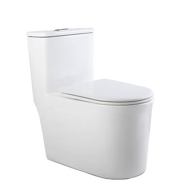 China Double-flow Factory Direct Sale Luxury Sanitary Ware Ceramic One Piece Toilet for sale