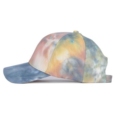 China COMMON Custom Design Fashion Printed Cotton Polyester Baseball Cap Adult Sports Hat for sale