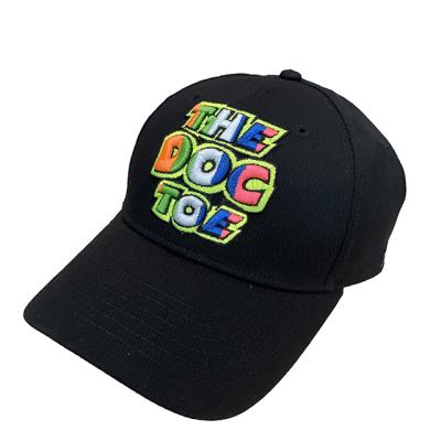 China JOINT Wholesale Black Dad Hat Unisex Unstructured Custom Hat With 3d Embroidery Logo for sale