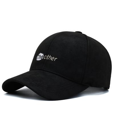 China JOINT embroidery high quality gorras black baseball caps with logo for masculine men for sale