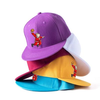 China Custom Embroidered JOINT Baseball Cap Sports Cap Personalized 6 Panel Santa Snapback Hat for sale