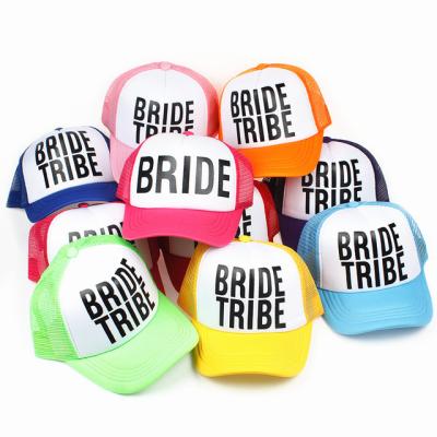 China Wholesale COMMON BRIDE TEAM Customize High Quality 5 Panel Mesh Trucker Cap for sale