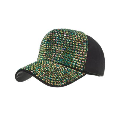 China JOINT Hot Selling Fashionable Rhinestone Trucker Hat Women Caps Women's Baseball Caps for sale