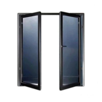 China French Modern Aluminum Balcony Swing Glass Frame Kitchen Aluminum Swing Door Windproof Door for sale