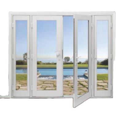 China 2022 Mode Windproof Design Swing Door Frame Glass French Aluminum Soundproof Aluminum Swing Door for sale