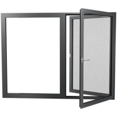 China Swing CE Certificate Window Thermal Insulation Aluminum Casement Window Arched Casement Window for sale