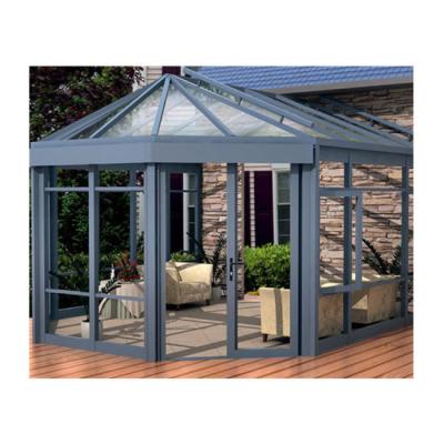 China Modern 4 Season Aluminum Conservatory Aluminum Sunroom , Diy Aluminum Conservatory for sale