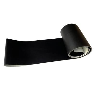 China Garment Shops Antistatic Black Polyester Fabric PVC Double Sided Conveyor Belt For Assembly Line for sale