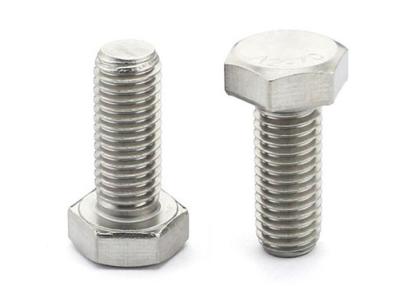 China 6mm 13mm Hex Head Bolts , Hexagon Head Cap Screw Full Thread DIN933 for sale