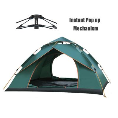 China Breathable protector against hot-selling diagonal tying type outdoor camping mosquito Amazon automatic tent double layer waterproof for four-season for sale