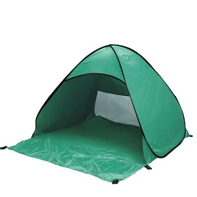 China Skip stype; UV coating; Picnic Family Tent Big Door Noise Camping Umbrella Baby Beach Hut Backpacking Tent Automatic Outdoor Foldable Easy People Front Installation 2 for sale