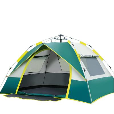 China Breathable Protector Against Heavy Duty Outdoor Mosquito 2022 Fiberglass Wind Sight Vendor Camping Tent 3-4 People House Tent For Backyard, Hiking for sale