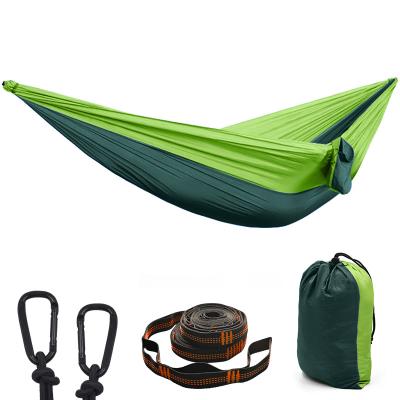 China 2022 New Arrival Durable Portable Hammock Breathable Nylon 1 Person Adult Camping Backpacking Hammock For Outdoor Leisure for sale