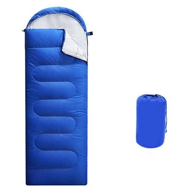 China 170T Polyester Adult Hollow Cotton Fiber Silk Fiber Adult Ultralight Portable Waterproof Outdoor Portable Camping Sleeping Bag Envelope Type for sale