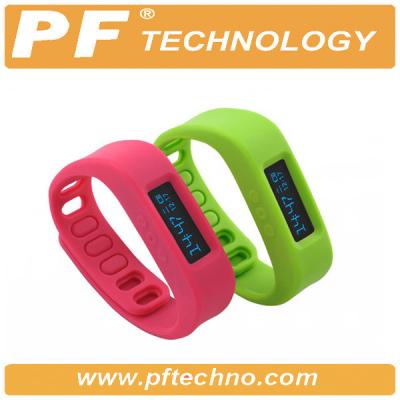 China Bluetooth 4.0 Bluetooth Watch Bracelet Pedometer With Lithium Battery for sale