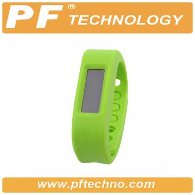 China Pulsera de reloj verde de Bluetooth, pulsera vibrante de Bluetooth con el androide en venta