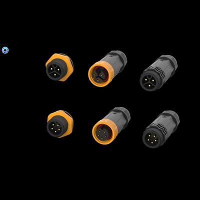 China 3+5 Pin Female Socket M20 Outdoor Lighting Male Plug + Female Mating Connector Ip67 Plug Socket Waterproof Connector for sale