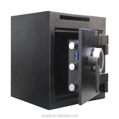 China Solid Steel Electronic Despoit Safe Box For Drop Cash for sale