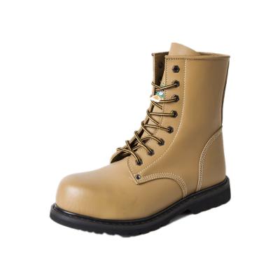 China Factory supply waterproof women high cut breathable water resistant cow leather boots fashion trend shoes CE certification for sale