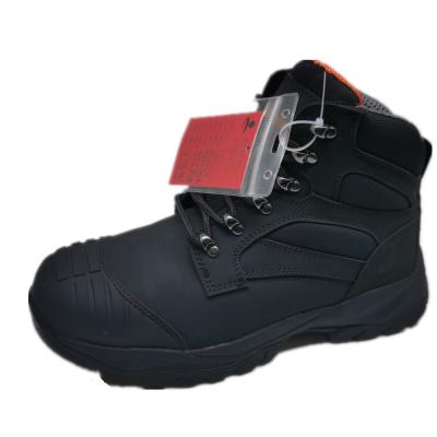 China steel toe & mid cut steel midsole good price safety shoes with durable TPU boots CE certification for men for sale