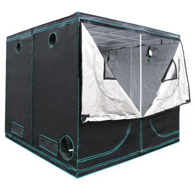 China Easily Assembled LAMPPLANT 1680D Indoor Plant Grow Tent Box 240x120x200 Complete Hydroponic Indoor Grow Tent Kit for sale