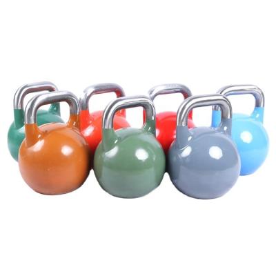 China Rizhao commercial factory china use competiton colored steel kettlebell for sale