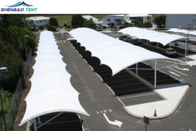 China Steel Frame Tensile Structure Buildings / Tension Membrane Structures for sale