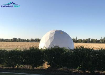 China Military Geo Dome Tent White Large PVC Cover With Aluminum Frame for sale