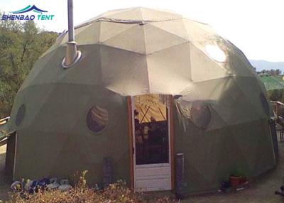 China UV Resistant  Pvc Coated Military Dome Tent With Steel Frame for sale