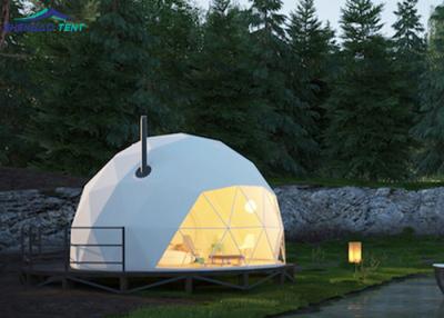 China White PVC Cover Military Dome Tent For Camping , Aluminum Frame for sale