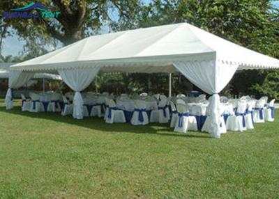 China Aluminum Alloy  White Pop Up Gazebo With Sides PVC Cover Outdoor Gazebo Tent for sale