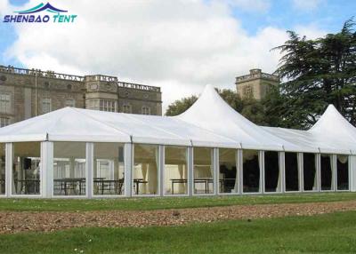 China Hot DIP Galvanized Outdoor Exhibition Tents With Pvc Glass Abs Decoration for sale