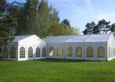 China Aluminum 500 People Arcum Large Party Tents With Clear PVC Windows for sale