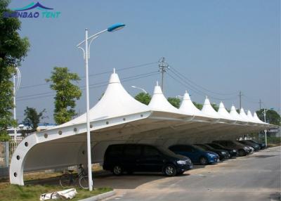 Cina Alto picco di PVDF del tessuto delle strutture di tensione variopinte della membrana per la tettoia di parcheggio dell'automobile in vendita