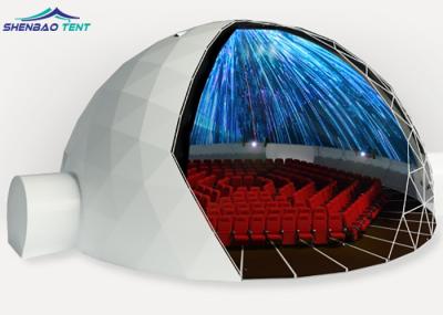 China Vollständig klares Projektions-Zelt der geodätischen Kuppel des Video-3D für Planetarium und Kino und Musik-Festival zu verkaufen